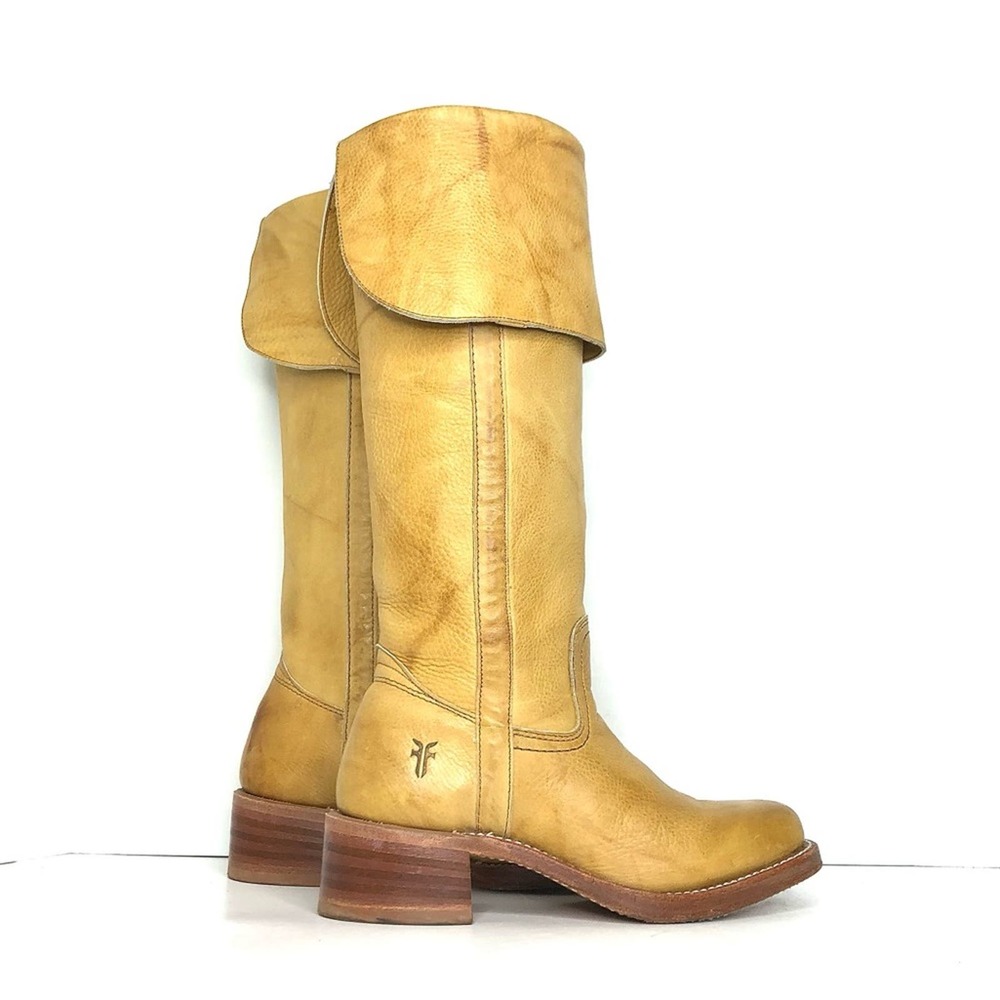 Frye Women's Over the Knee Boots - Tan - Picture 3 of 11